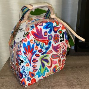 Consuela White Swirly Mini Backpack
